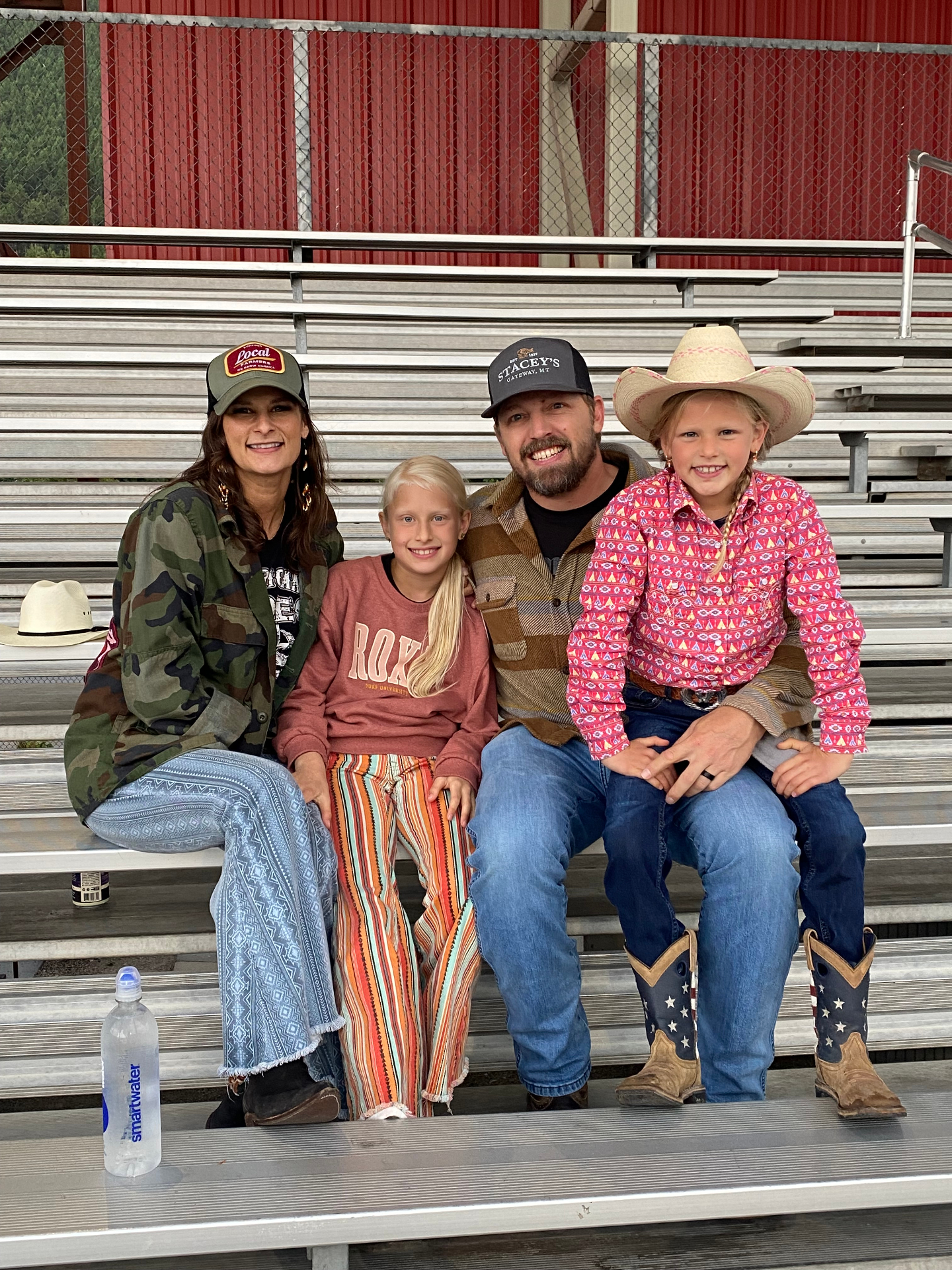 Joe Rare with his family